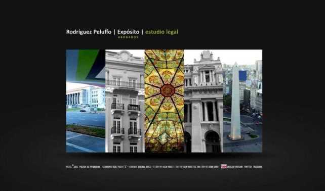 web institucional Pexel estudio legal